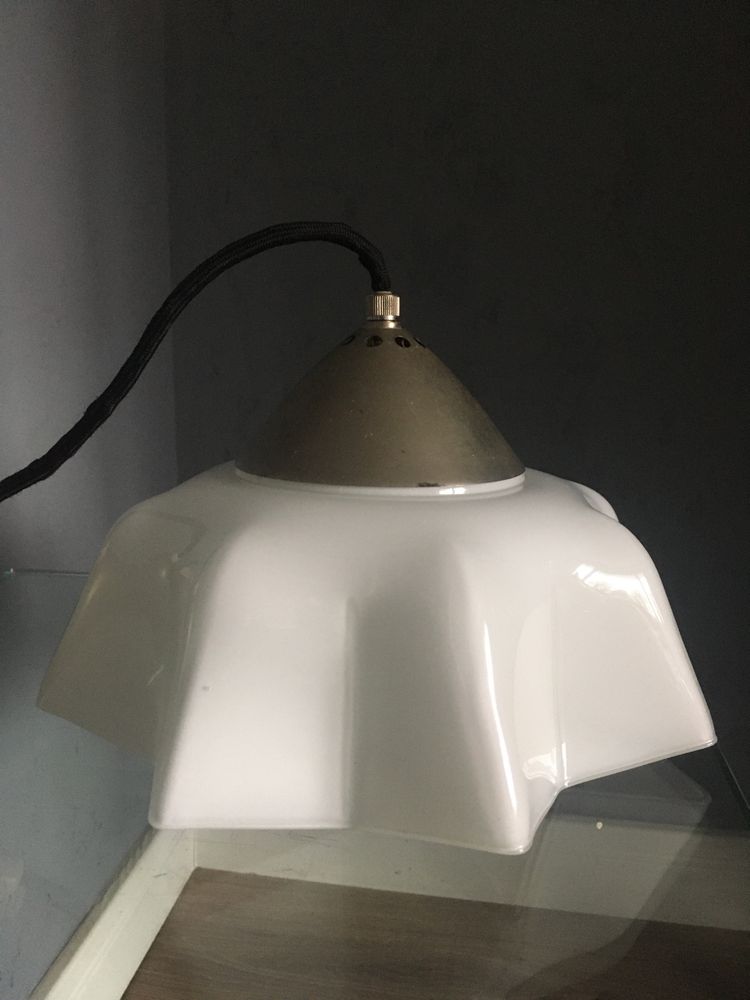 Bundeseigentum lampa wisząca lata 60 70 vintage design