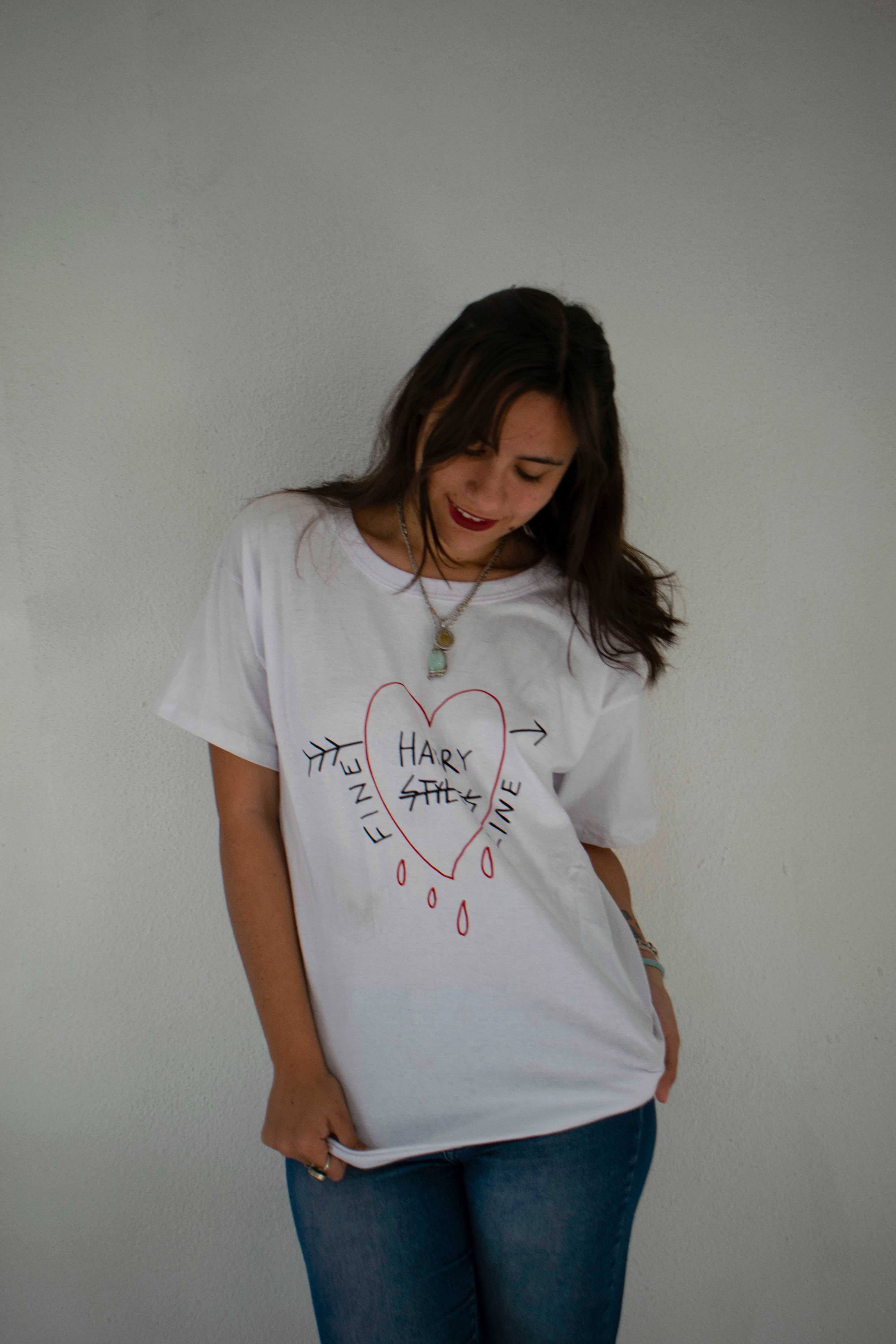 Harry Styles T-shirt Algodão Unisex