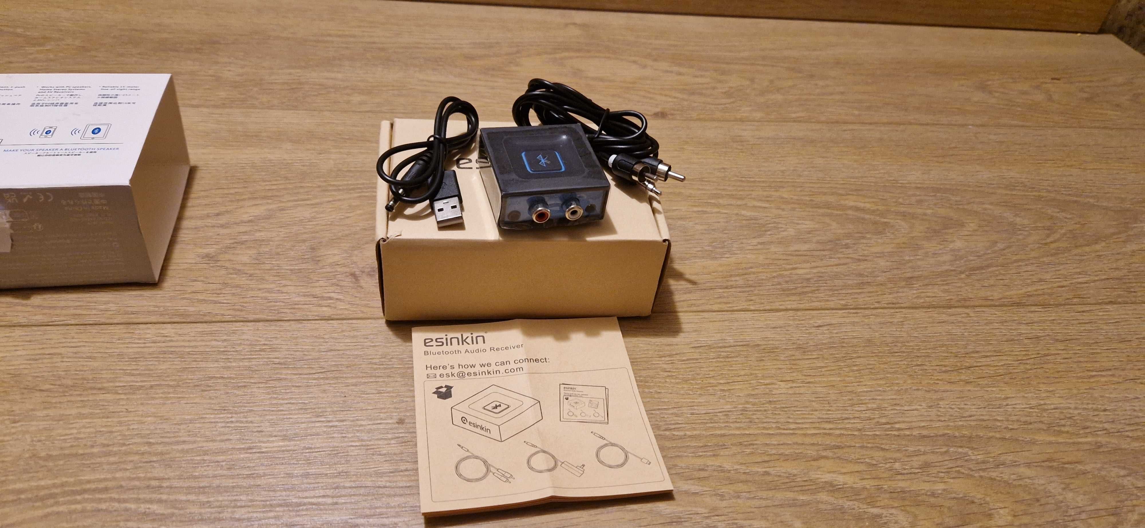 Esinkin adapter audio Bluetooth do streamowania muzyki