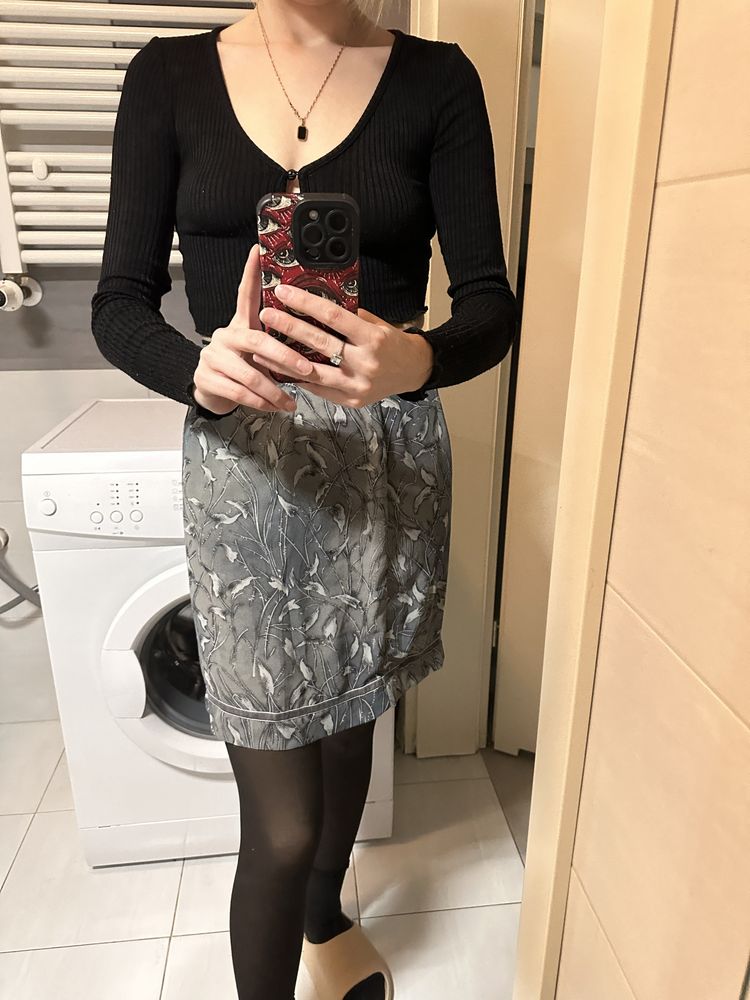Spódnica szara mini