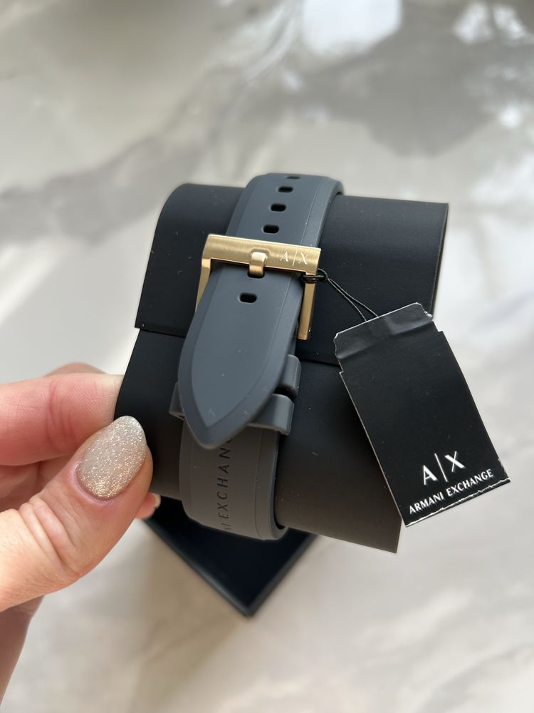 Armani Exchange zegarek męski AX 1335 chronograficzny silikonowy