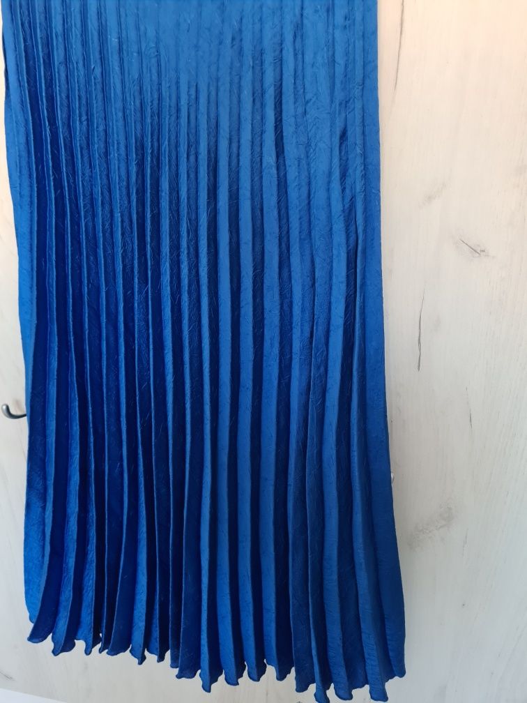 Spodnica Zara plisowana 36 s midi maxi