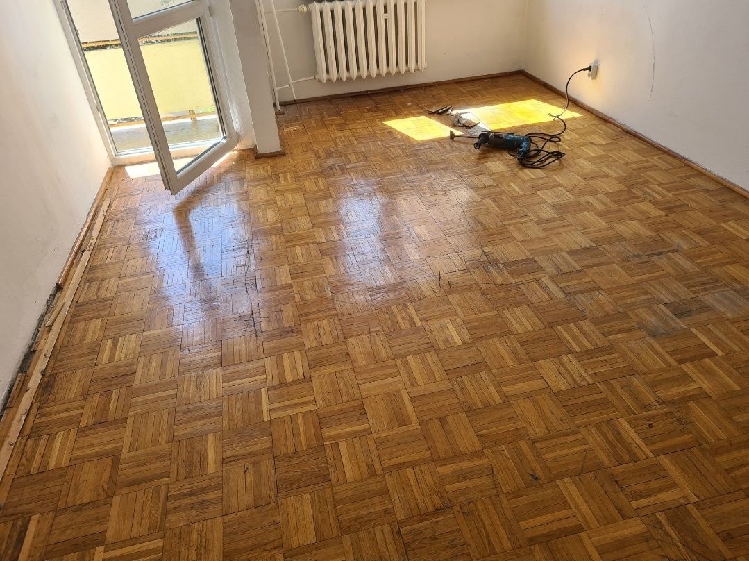 Klepka podłogowa drewniana podłoga mozaika deski drewniane 12m2