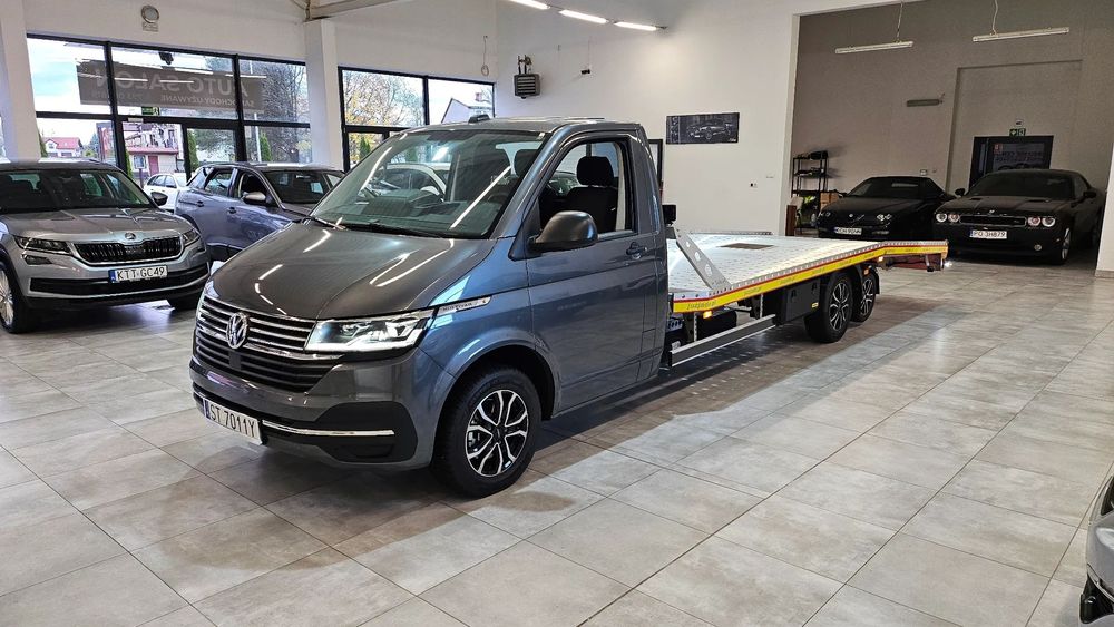 Volkswagen T6.1 JUŻ JADE  T6.1 Już Jadę Autolaweta 3osie 2100kg Ład.Stan Nowy Cesja Leasingu