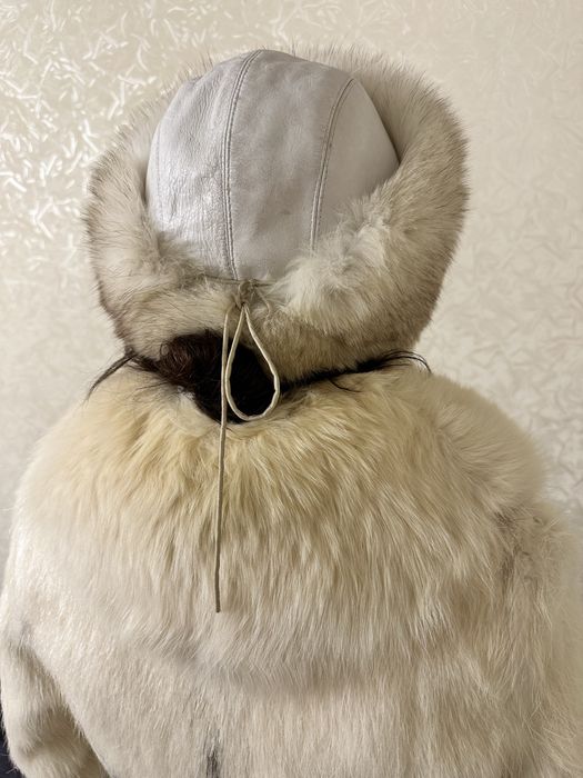 Шуба з песца жіноча