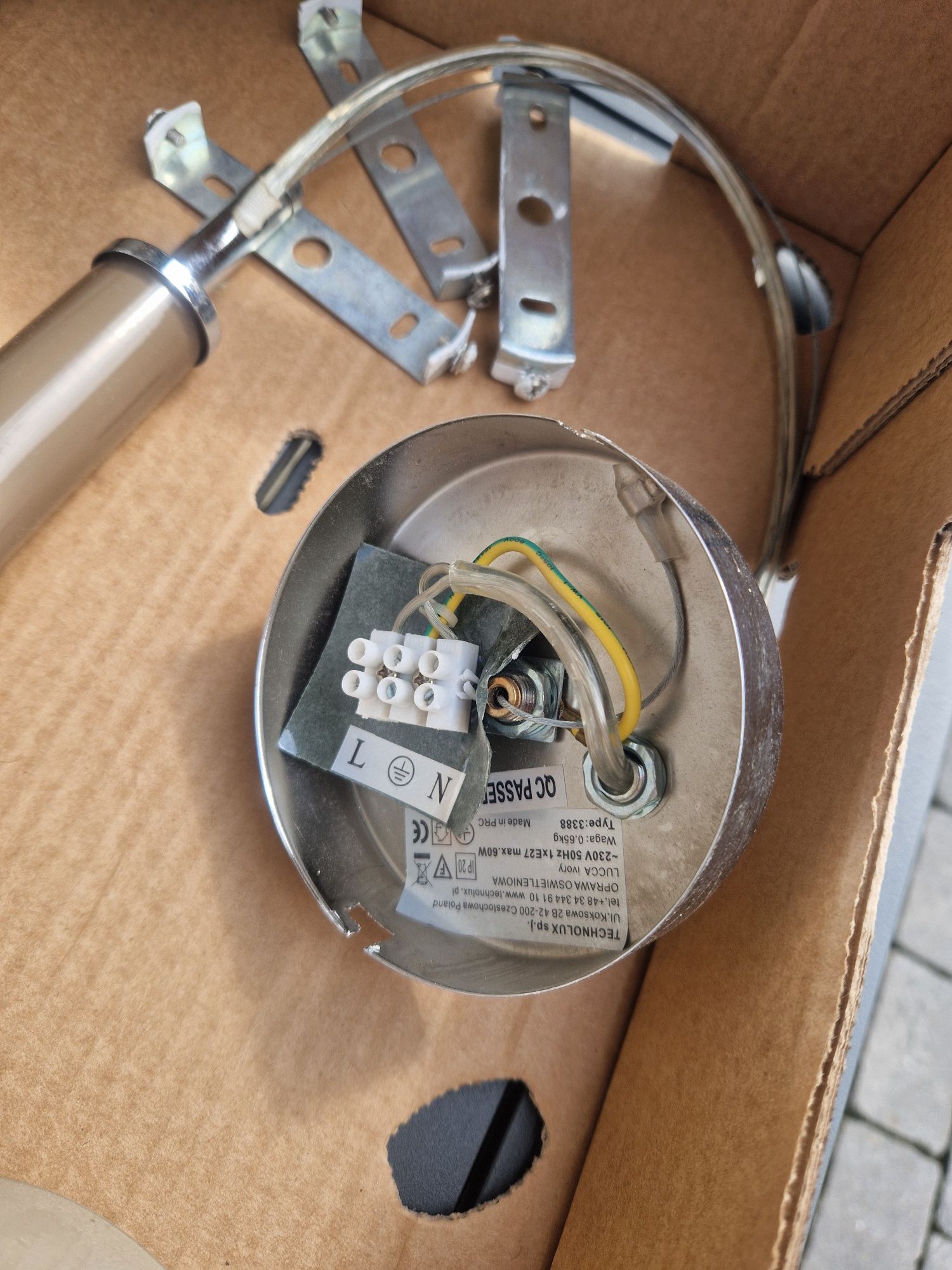 lampa wisząca komplet 3szt