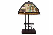Lampa Witrażowa Styl Tiffany witraż - Mozaika Kolorowa Lampka