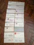 Envelopes de empresas desaparecidas