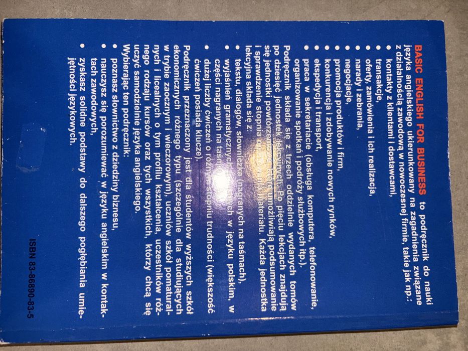 Basic English for Business 1 Zofia M. Patoka