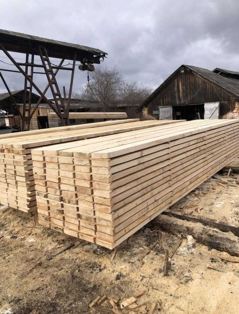 Пиломатеріали рейка 120*30*3м (балка,брус доска,дошка кроква)