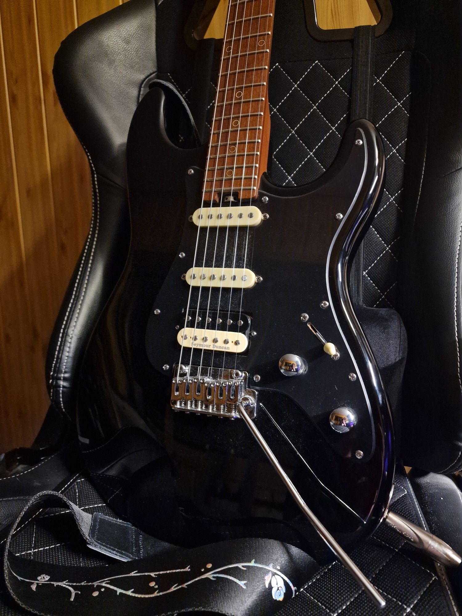 Schecter Nick Johnston HSS + futerał Seymour Duncan TB-4 (czytaj opis)
