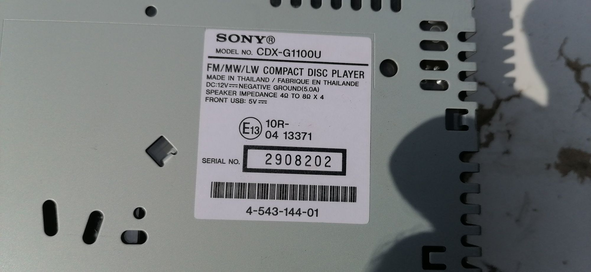 Radio Sony G1100U używane sprawne stan bdb