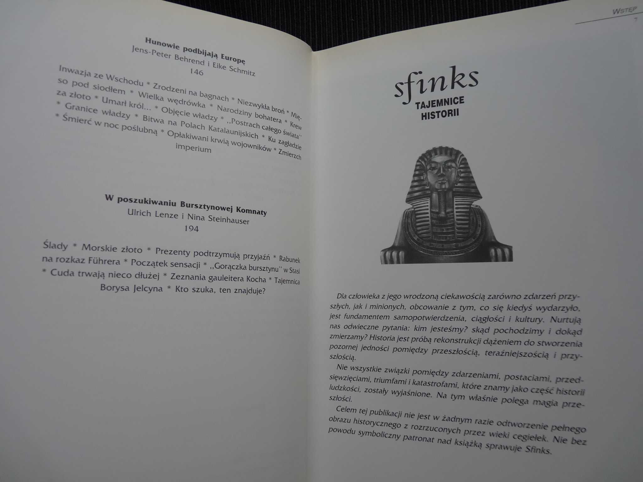 Hans - Christian Huf - Sfinks - Tajemnice historii - 2 tomy - 1997
