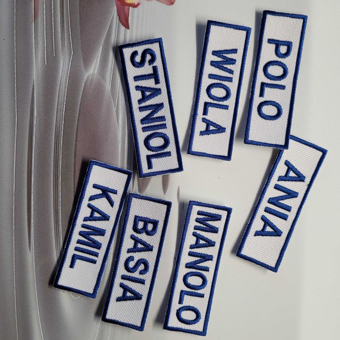 Haftowane imienniki grupa krwi .