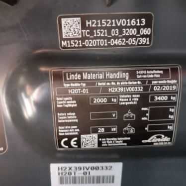 Wózek widłowy używany Linde H20T-01, LPG