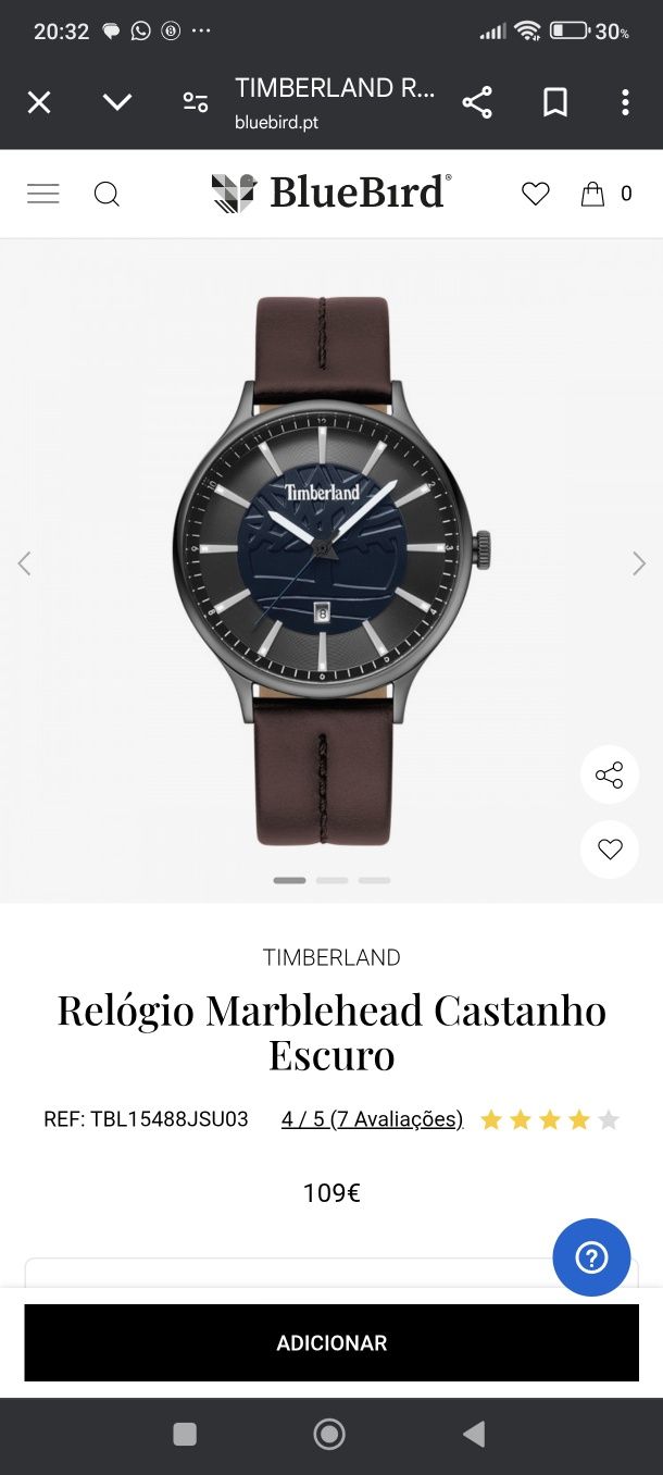 Relógio Timberland