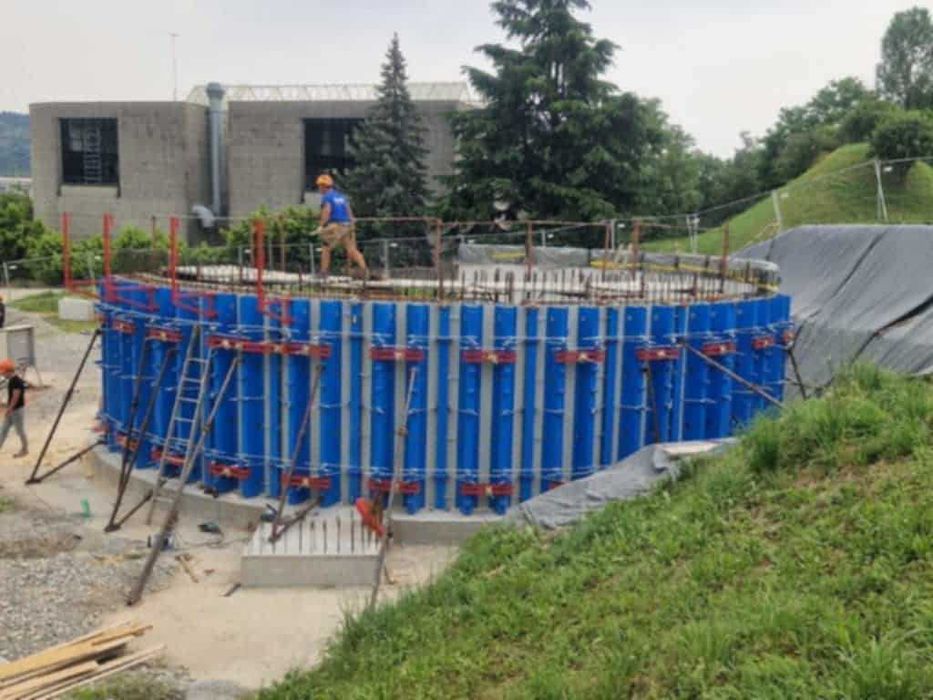 Cofragem Muro em ferro