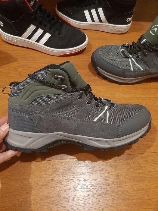 Ботинки кроссовки adidas,crivit р 40,41,42 кожа термо  новые