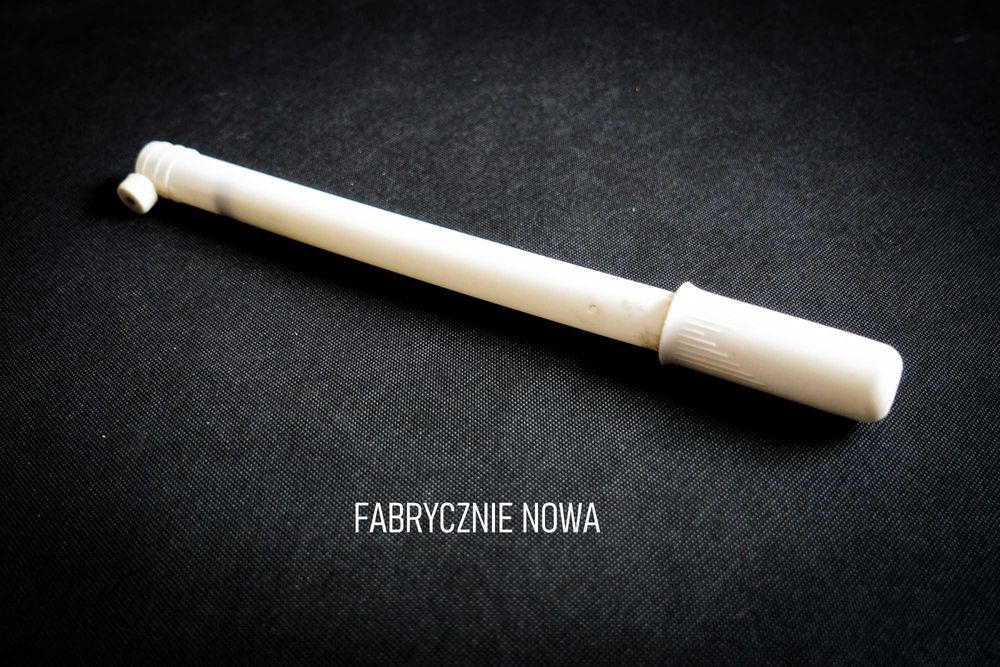 FABRYCZNIE NOWA pompka rowerowa PRL ROMET Wigry2/Jubilat/Pasat - BIAŁA