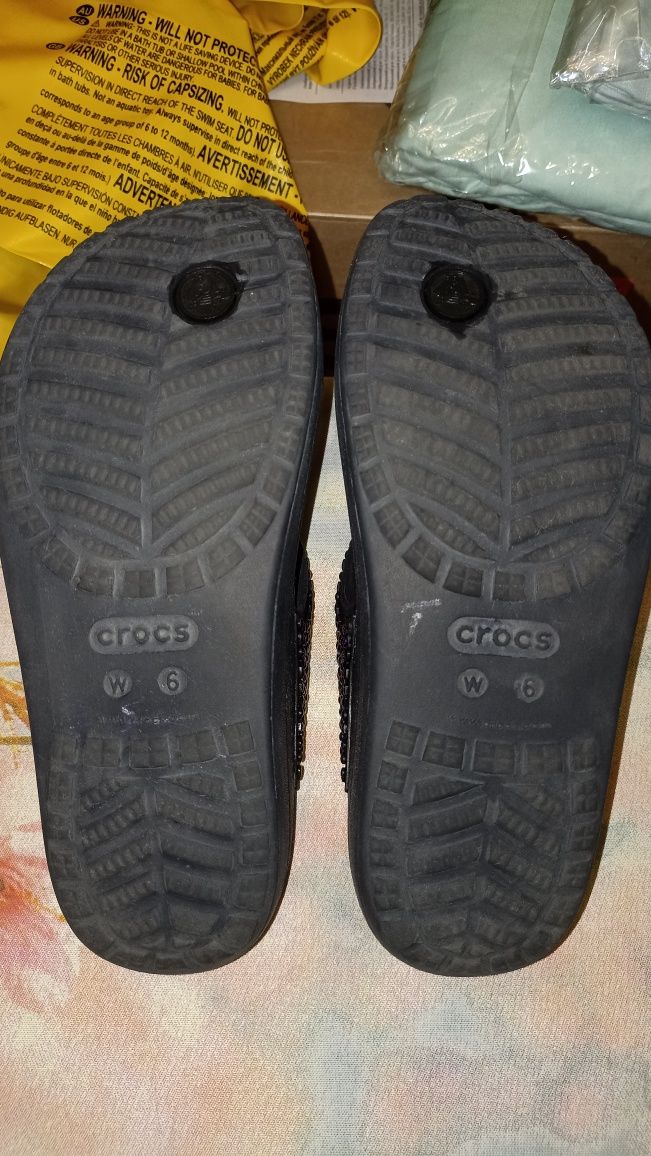 Crocs В'єтнамки чорного кольору