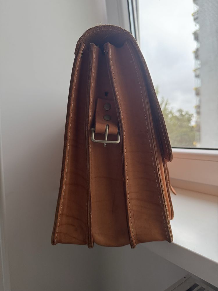 Tornister totva skorzana vintage