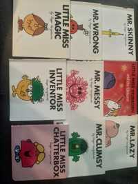 Książki w języku angielskim z seri Little Miss and Mr.