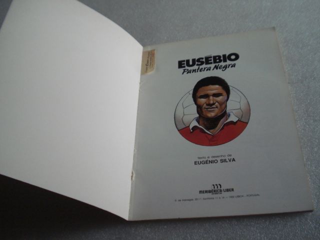 Livro Eusébio 1 edição de 1990 apenas 26.000 Exemplares