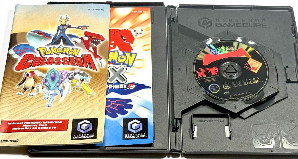 Pokemon Colosseum + Pokemon Box Ruby And Sapphire Nintendo Gamecube