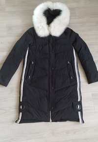 Зимове зимове чорне пальто ZLLY