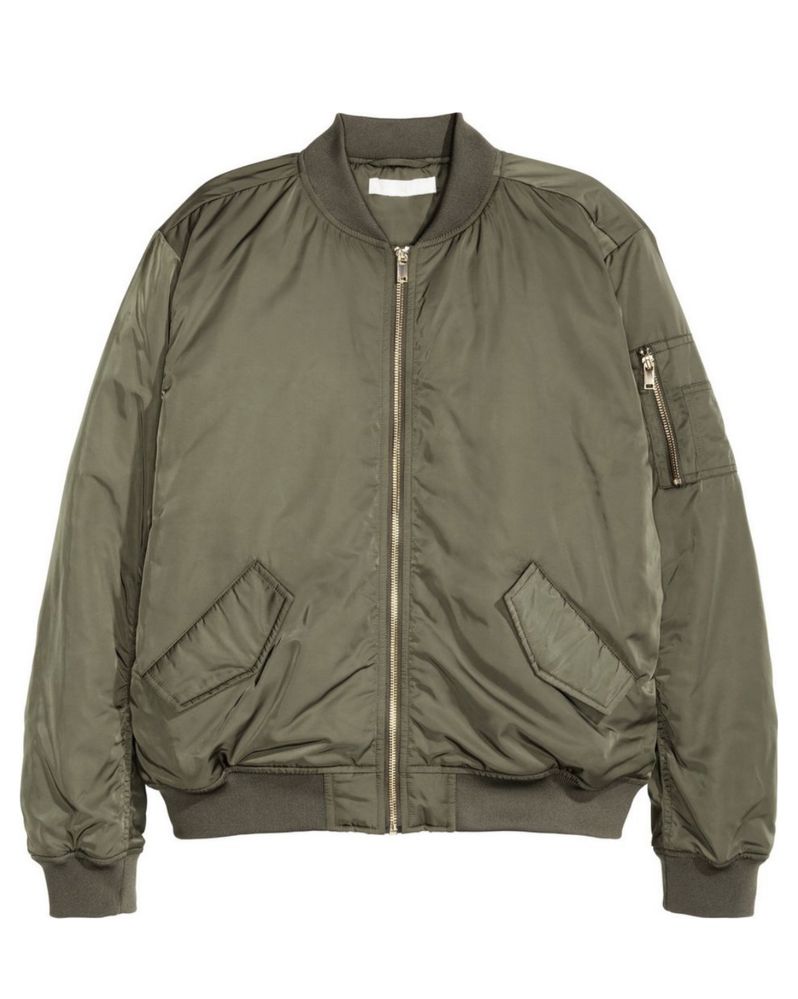 Куртка Бомбер H&M хакі оливковий