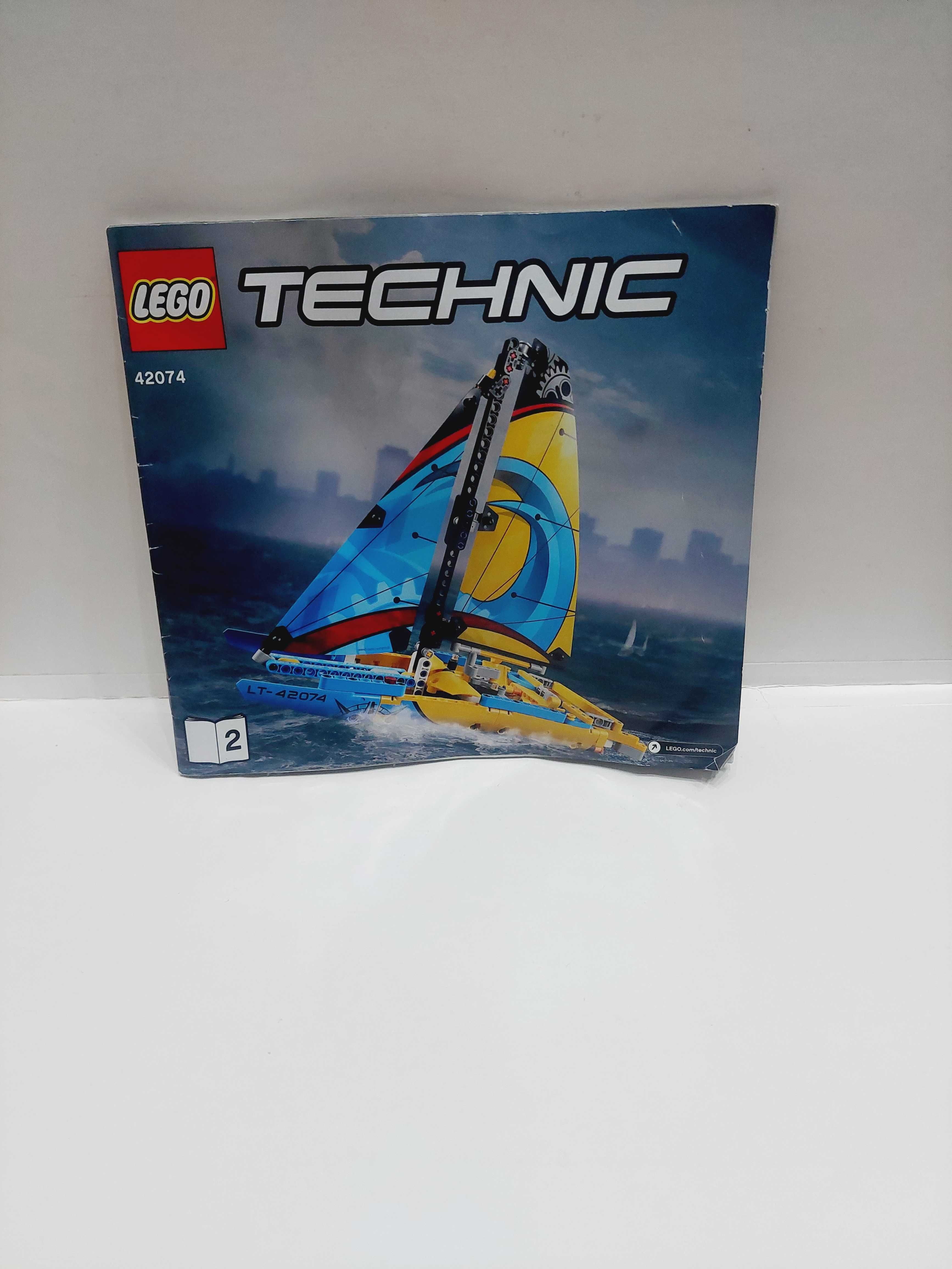 Lego technic 2 żaglówka 42074 +instrukcja