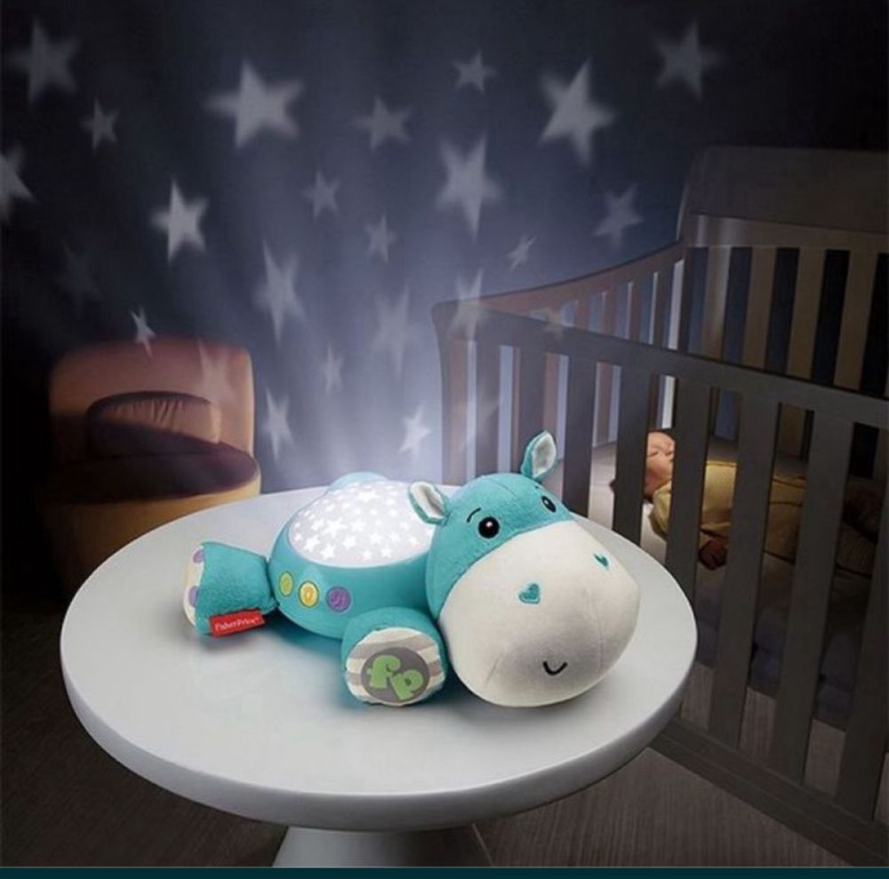 Бегемотик ночник fisher price