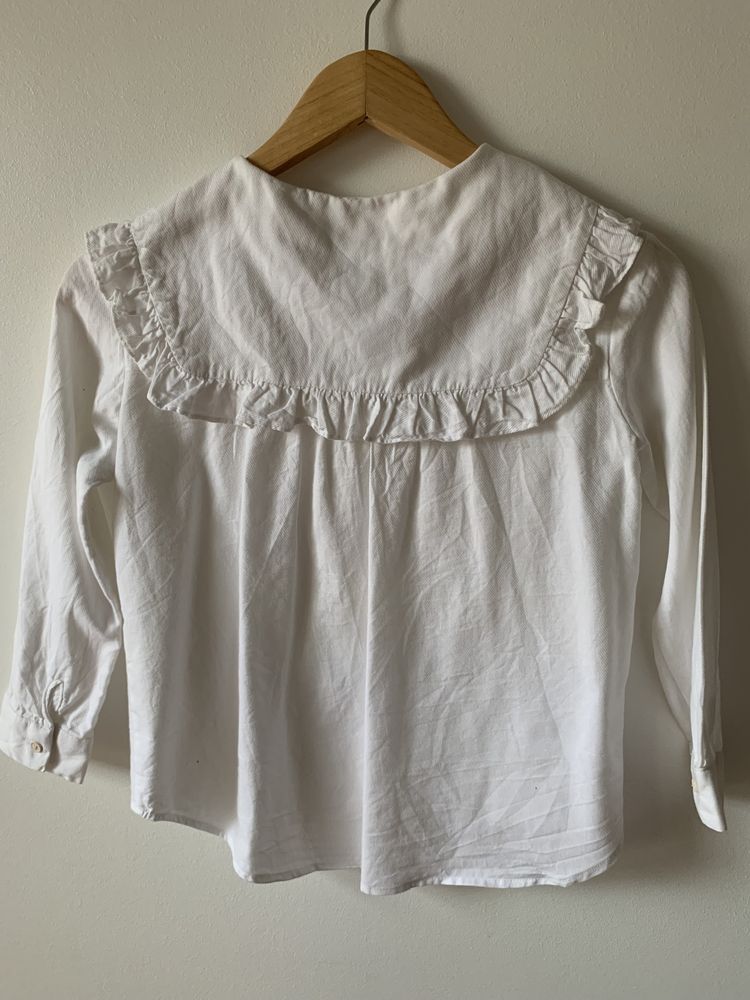 ZARA KIDS - WHITE BLOUSE SIZE 9 anos / 140