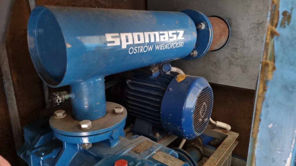 Spomasz spomax silnik 11kw agregat dmuchawa sprężarka