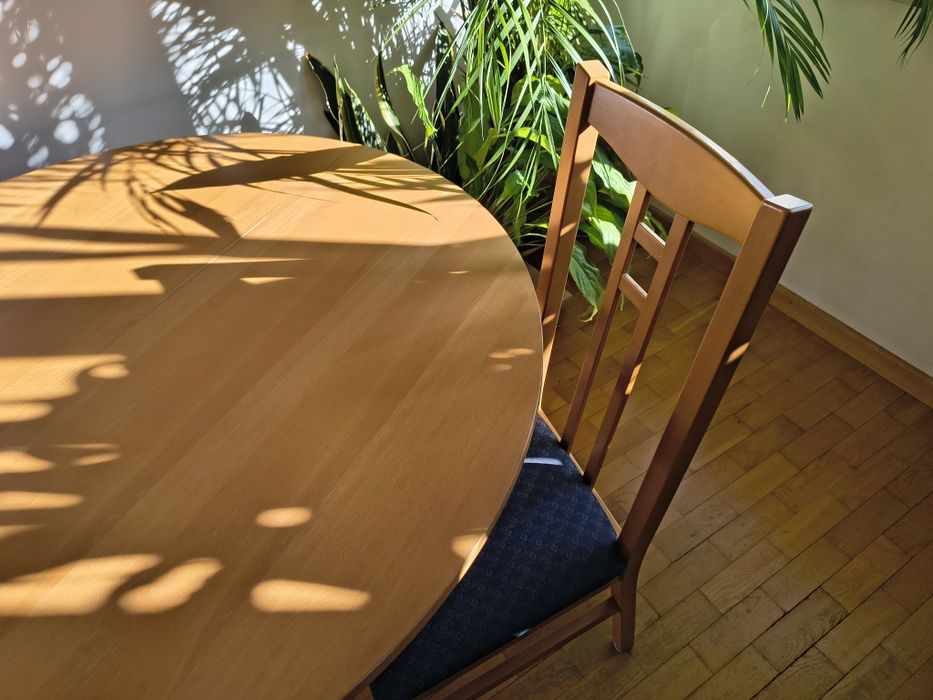 Krzesła Ikea Aron - 4szt, chabrowe