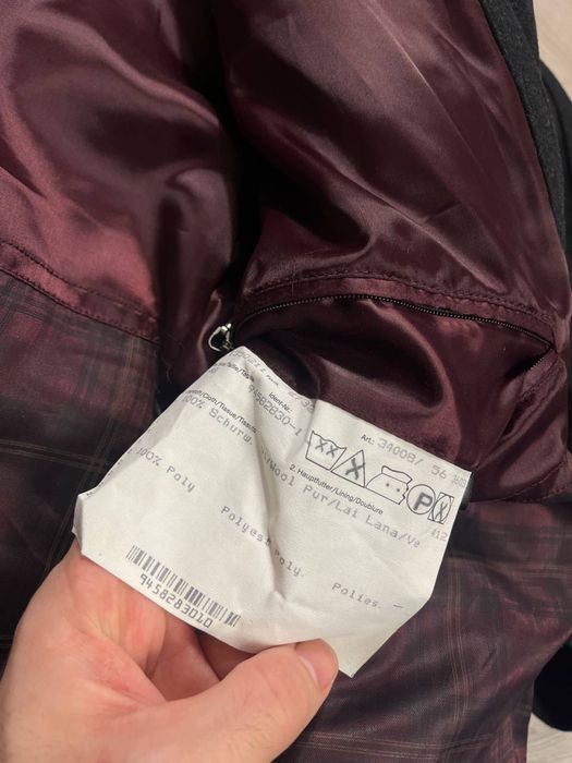 Мужское шерстяное пальто куртка Bugatti Italy