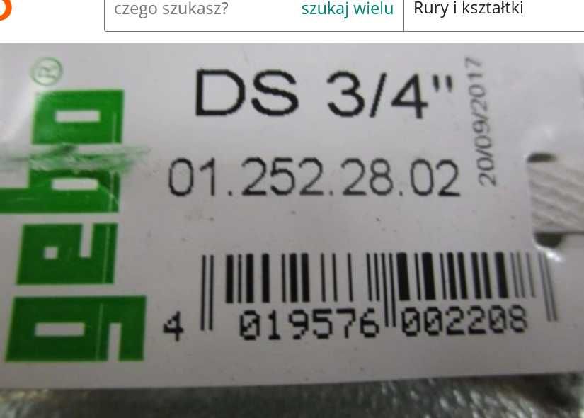 Obejma naprawcza wydłużona GEBO DS 3/4