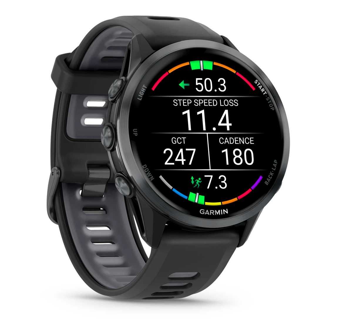 Годинник Garmin Forerunner 970 Carbon grey dlc titanium w. black case