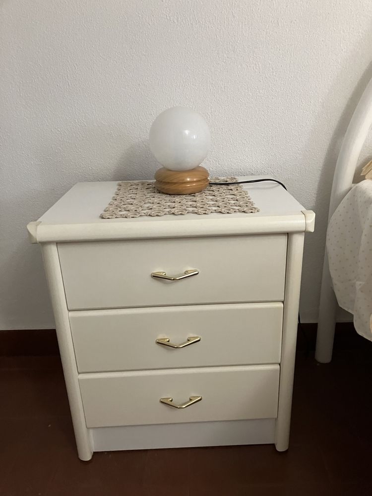 Mobília quarto casal completo, cama em metal, oferta de colchão