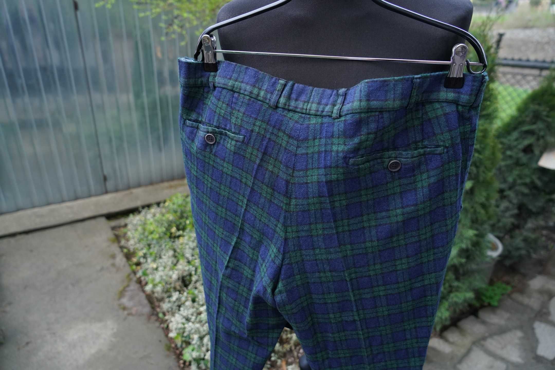 Hoal wełniane jedwabne lniane męskie spodnie dandy 28 56 Short