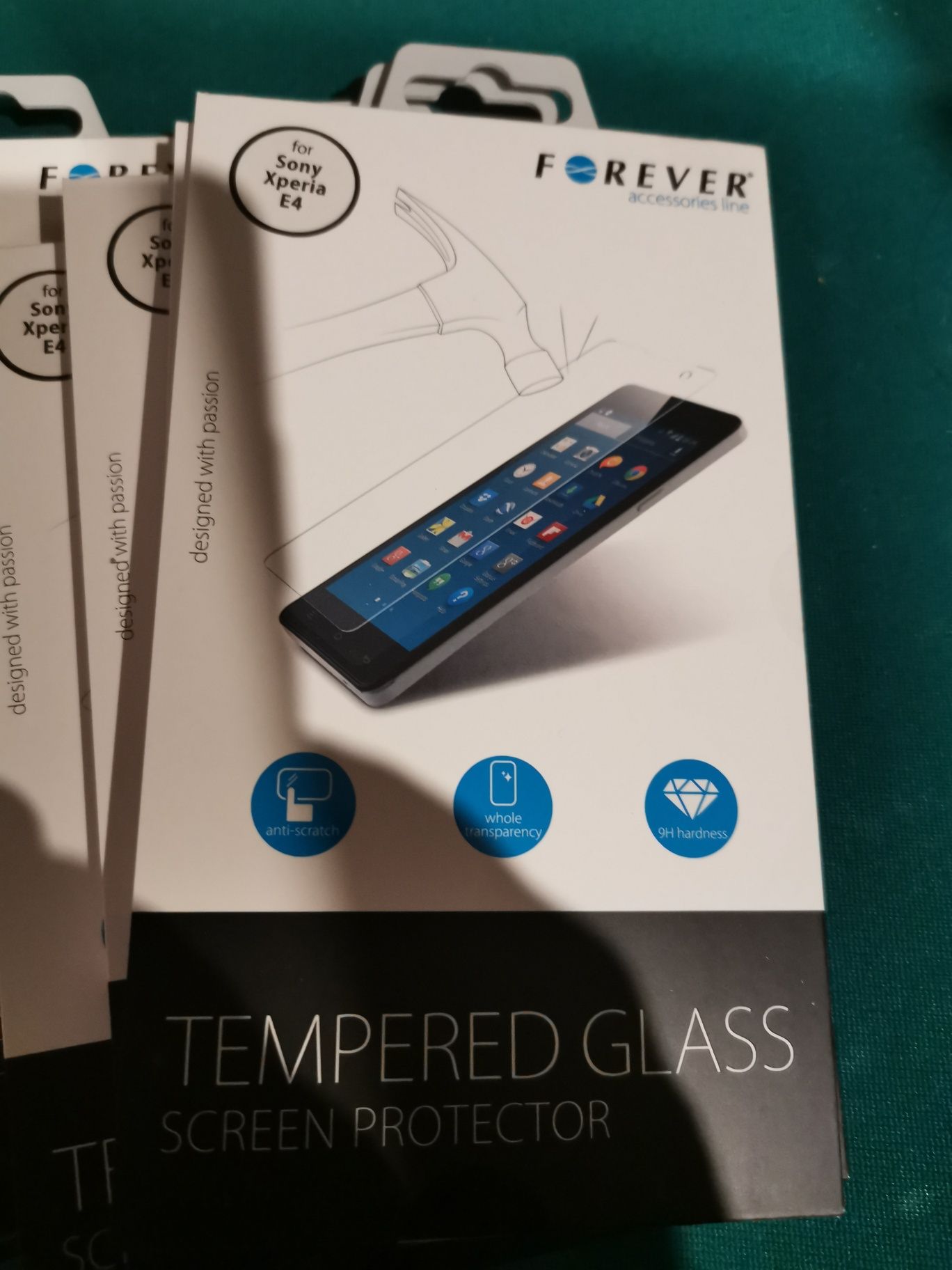 Komplet 25 sztuk szkło hartowane glass 9h Sony Xperia E4