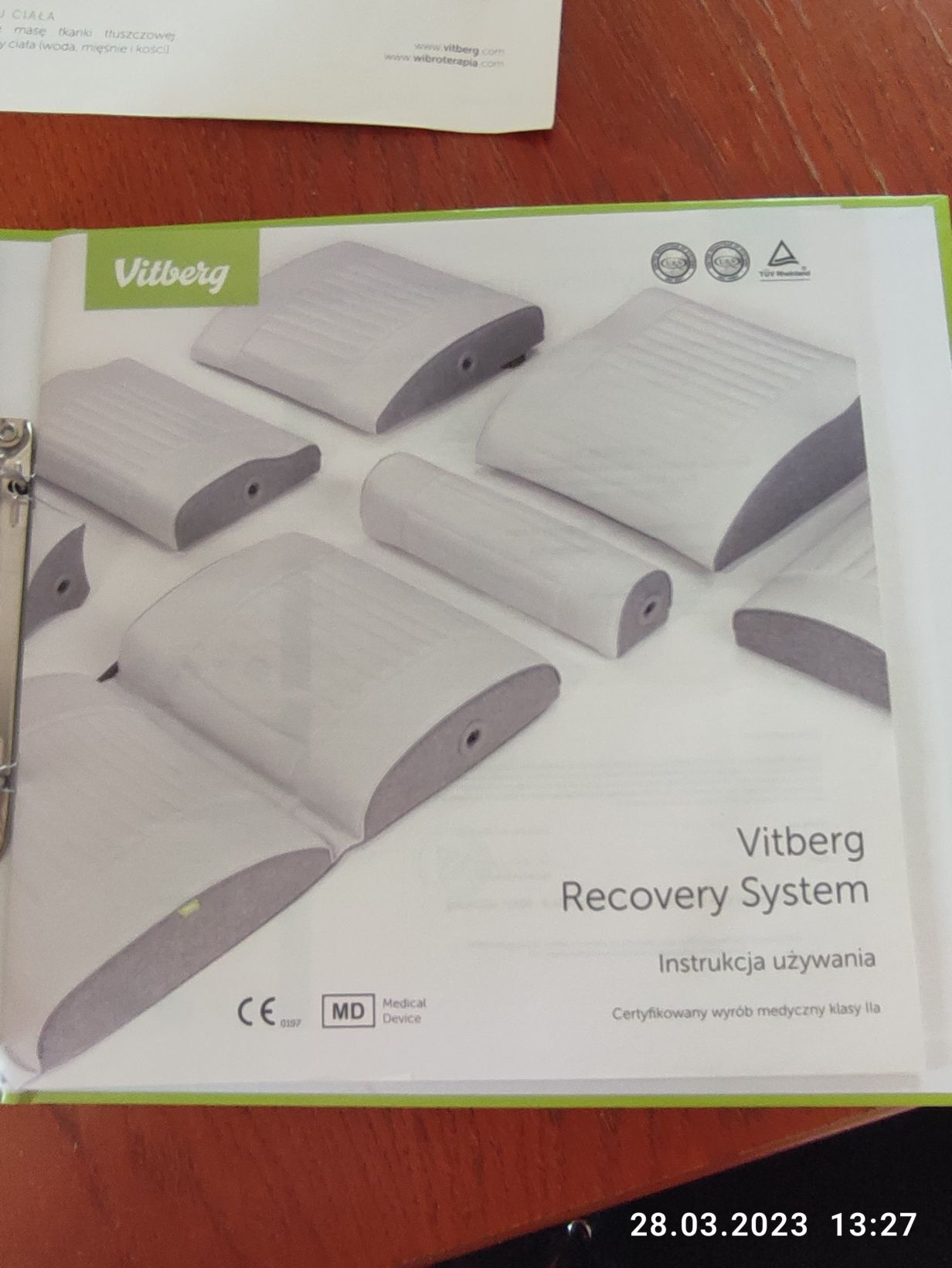 Rehabilitacyjny aparat masujący, vitberg recovery system gwarancja ap