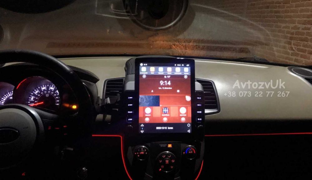 Android 14 SOUL Kia Соул GPS USB DVD TV 2 din Tesla CarPlay Магнитола