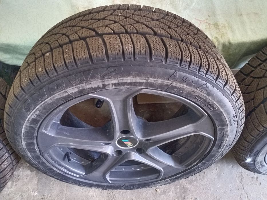 Диски з шинами в зборі на БМВ 5/120 резина R18 245/45