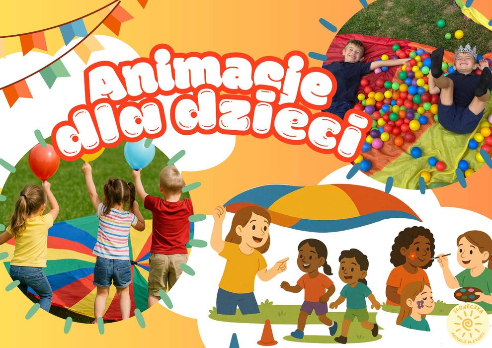 ANIMACJE dla dzieci, WATA CUKROWA, WARSZTATY, Animatorka! Animator!