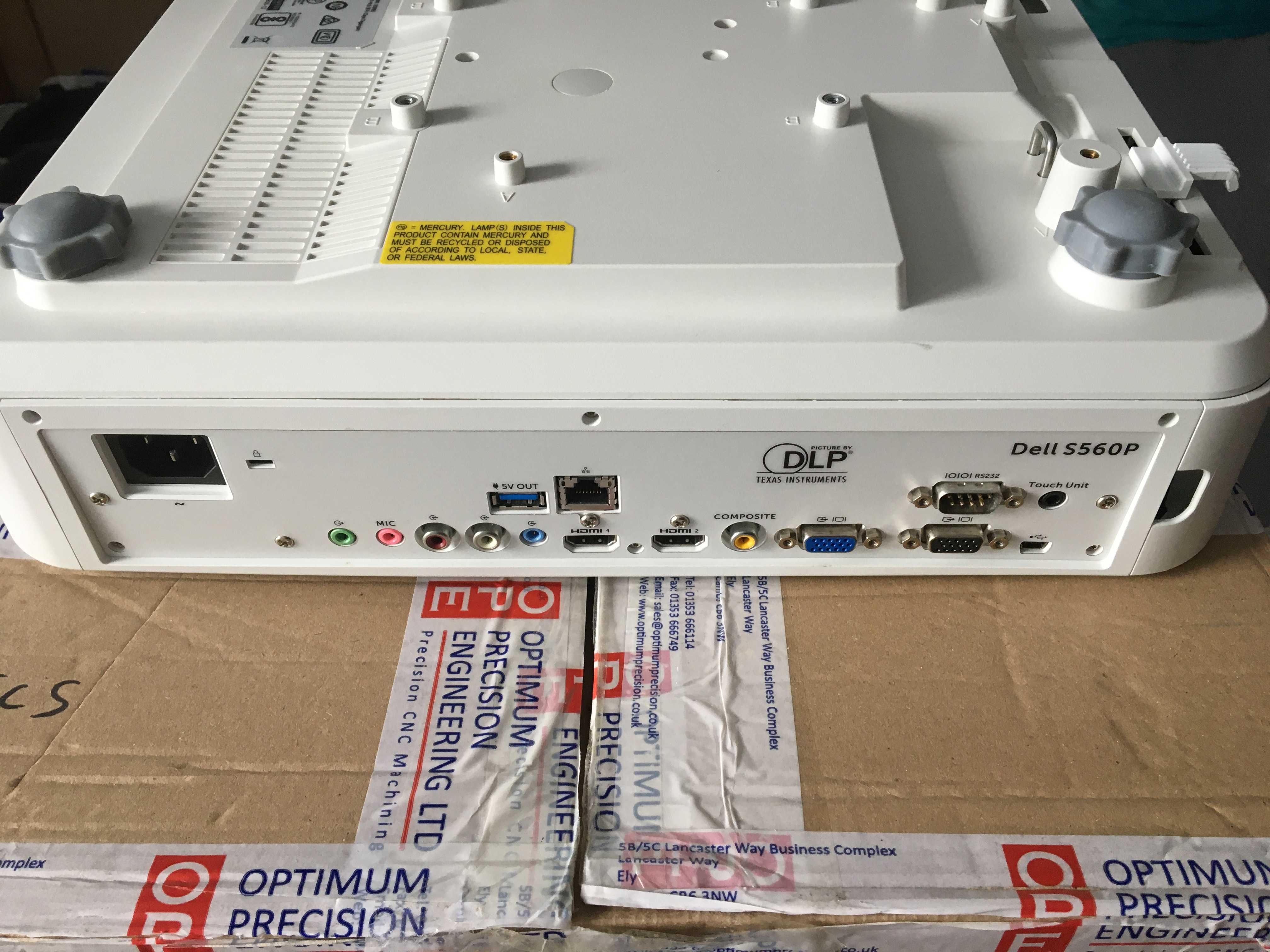 DELL S560P Interactiw DLP Projektor 3400 Lumens PROJ-S560P