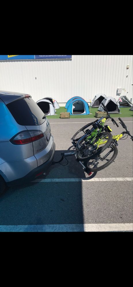Suporte porta 3 bicicletas bola reboque