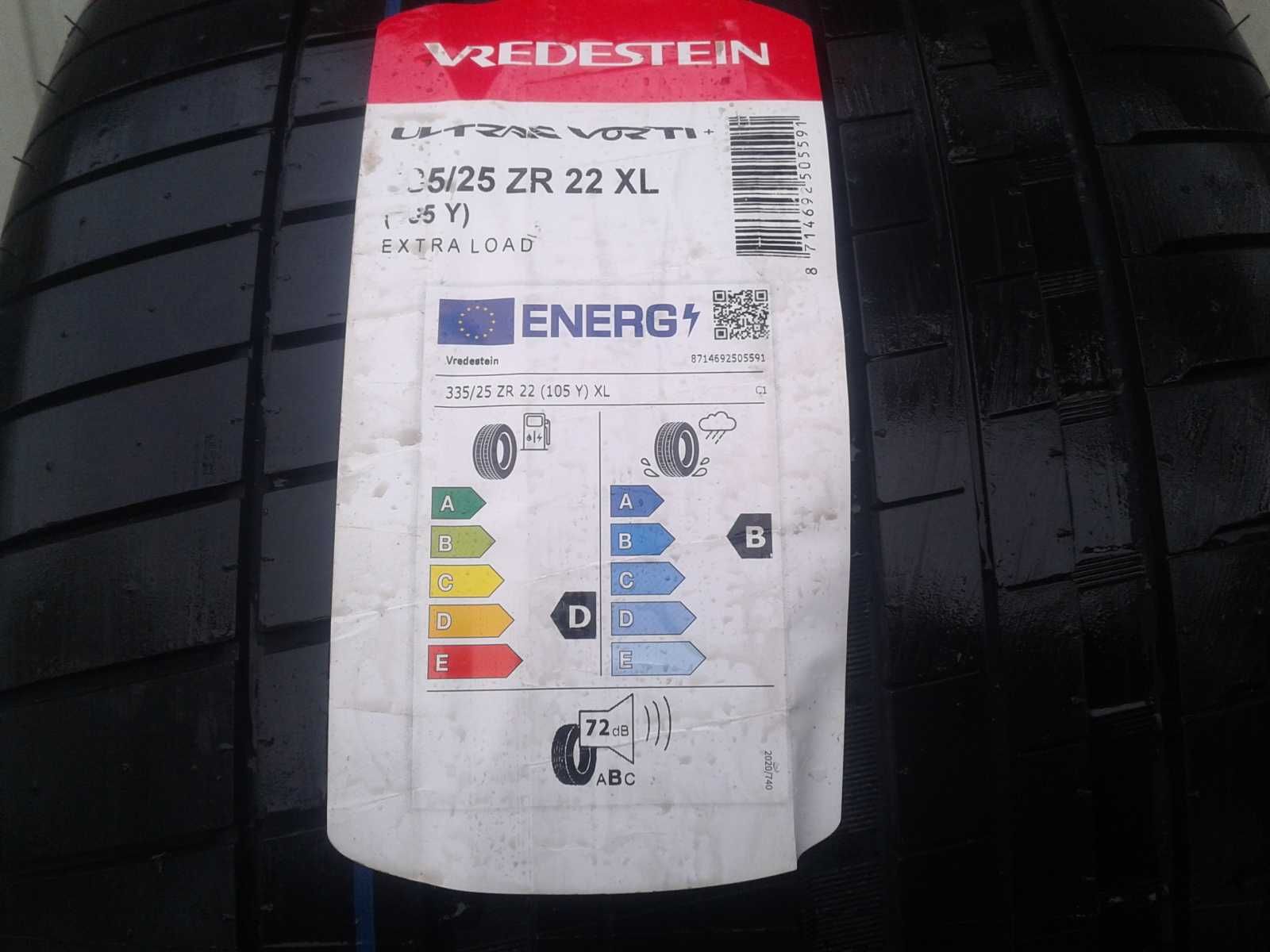 Nowa Opona Vredestein Ultrac Vorti + 335 25 ZR22 105Y XL 2022r