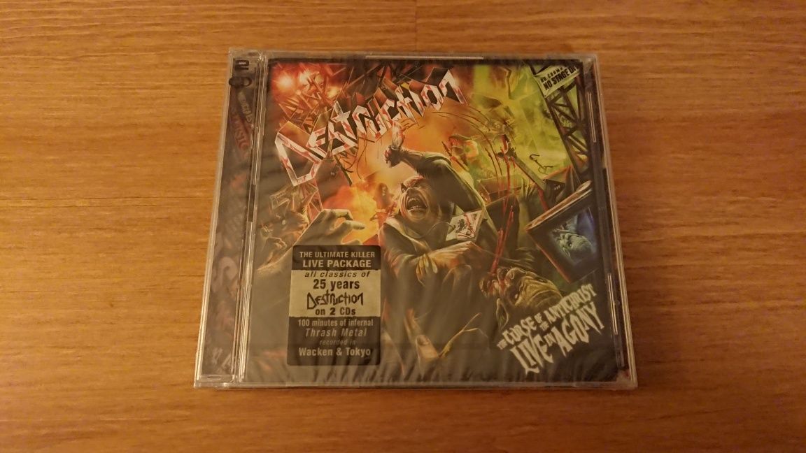 Destruction The Curse Of The Antichrist - Live In Agony 2CD NOWA Folia