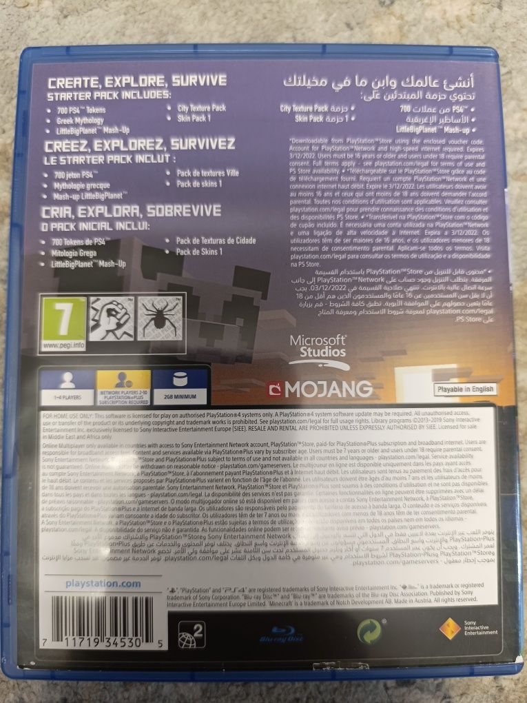 PS4 MINECRAFT super stan
